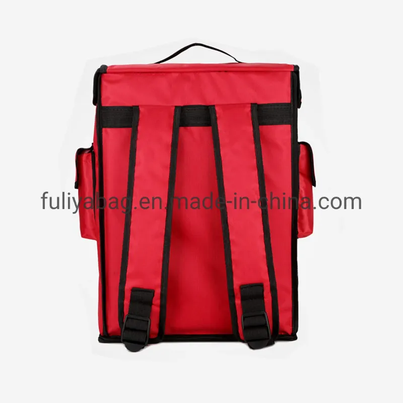 Water Resistant Thermal Backpack Large Capacity Insulated Pizza Delivery Bag Food Delivery Backpack Heat Insulated Backpack for Restaurant