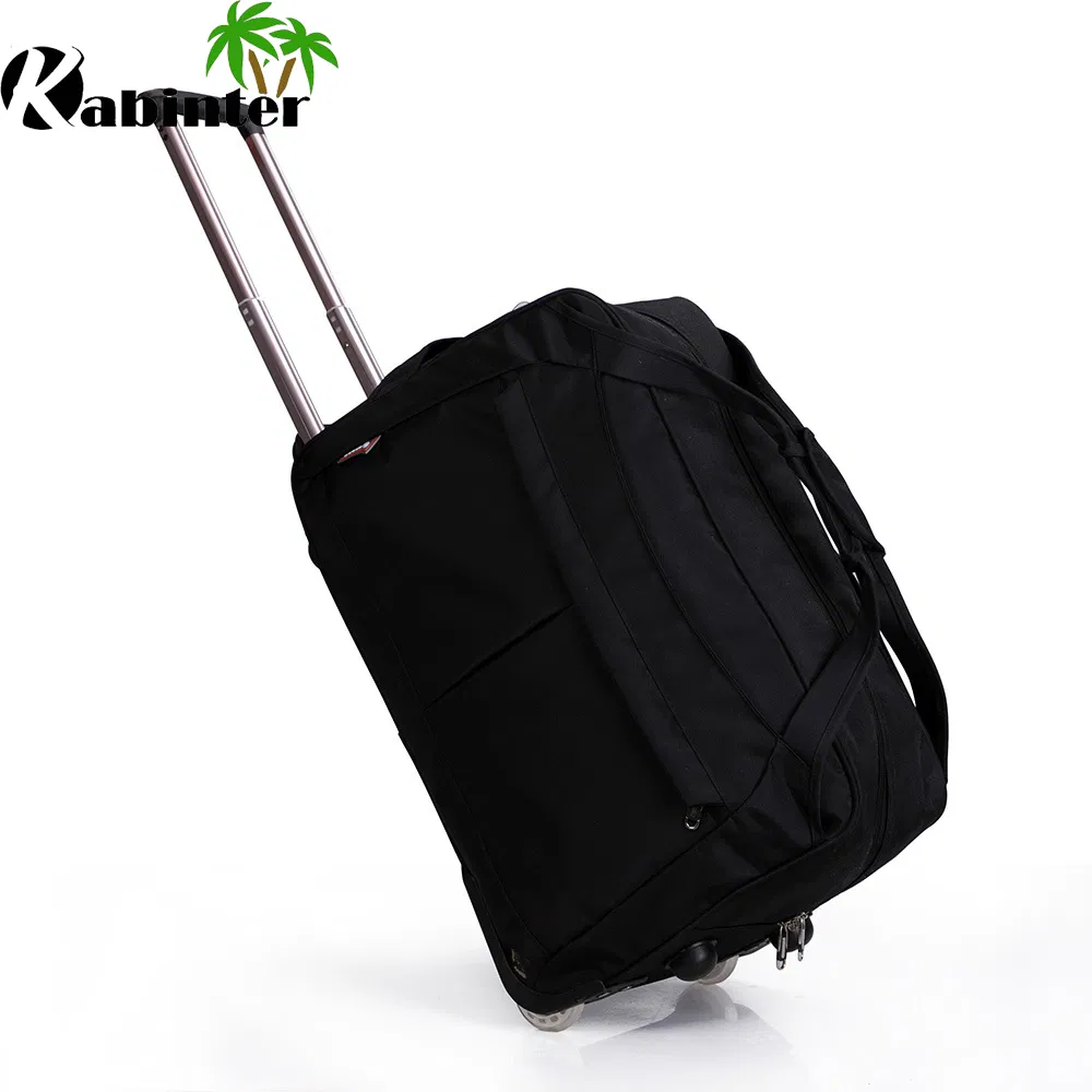 Wheeled Duffle Bag Travel Luggage Trolley Bag Oxford Duffle