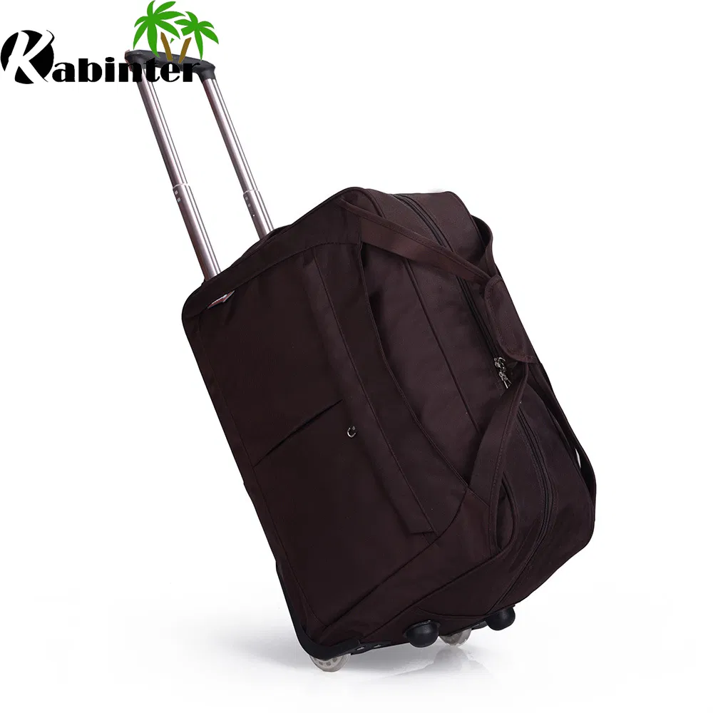 Wheeled Duffle Bag Travel Luggage Trolley Bag Oxford Duffle