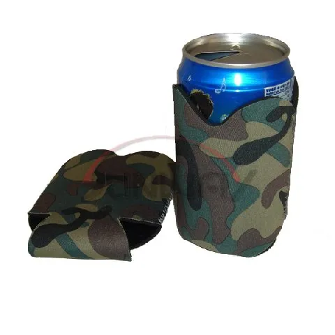 Wholesale Collapsible Neoprene Beer Drink Camo Can Stubbie Stubby Koozies (BC0040)