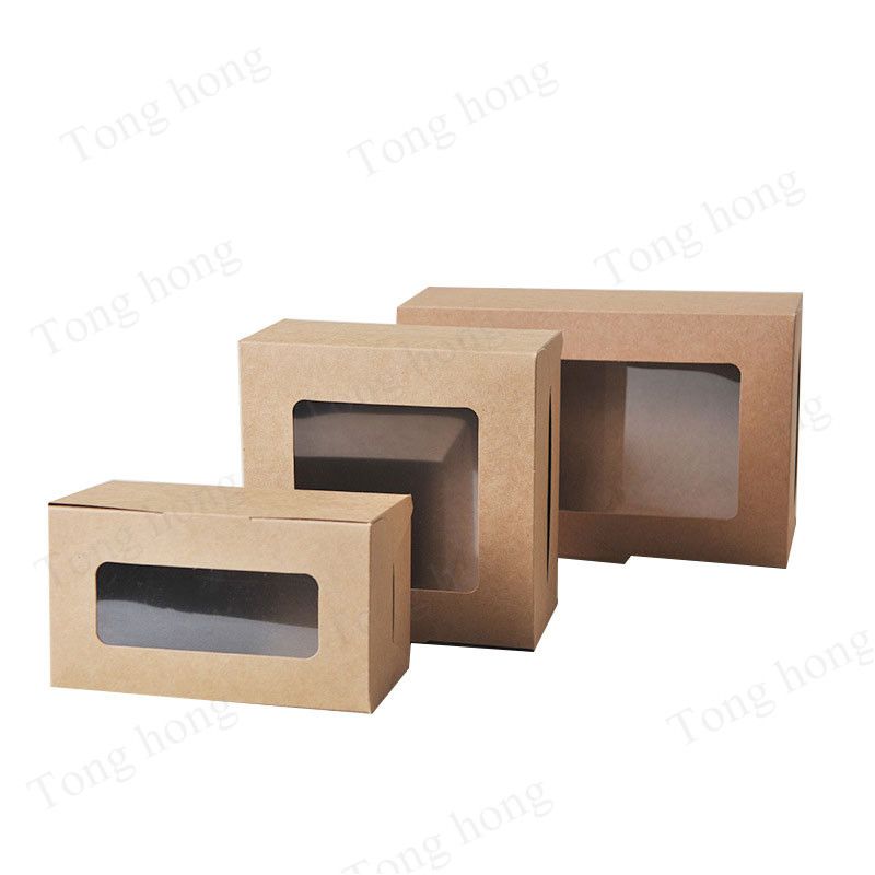 Wholesale Custom 6 Pack Cup Cake Paper Packaging Muffin Bakery Swiss Roll Dessert Sweet Pastry Cupcake Box with Clear Lid