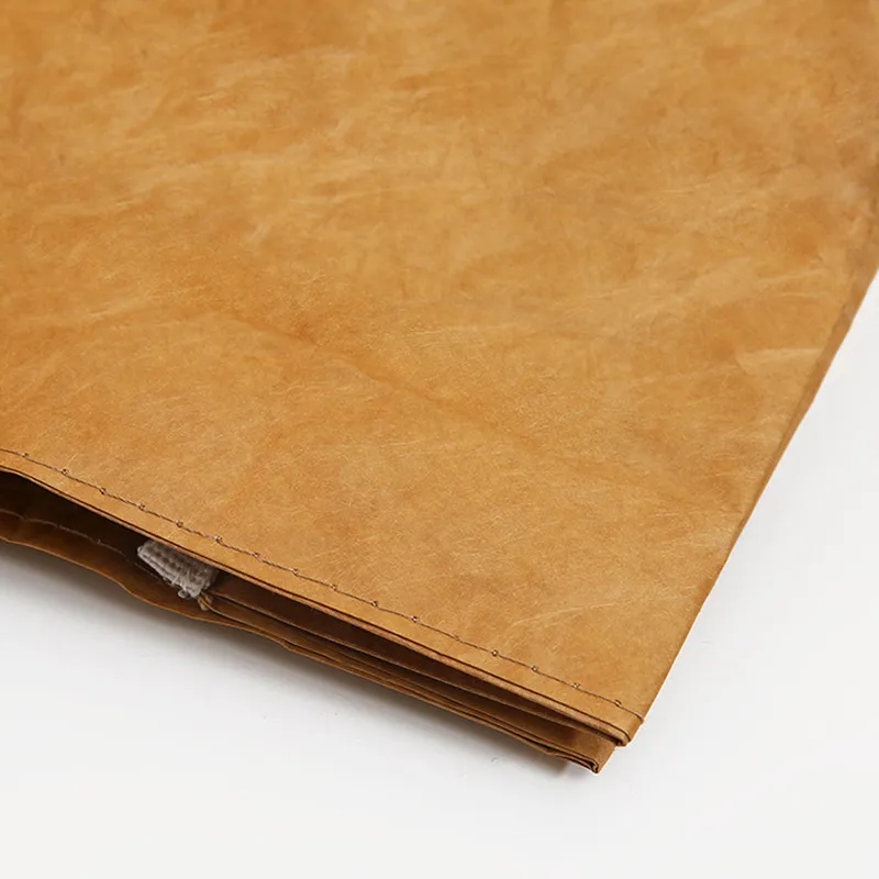 Wholesale Custom DuPont Design Tyvek Brown Kraft Paper Waterproof Insulated Lunch Cooler Bag