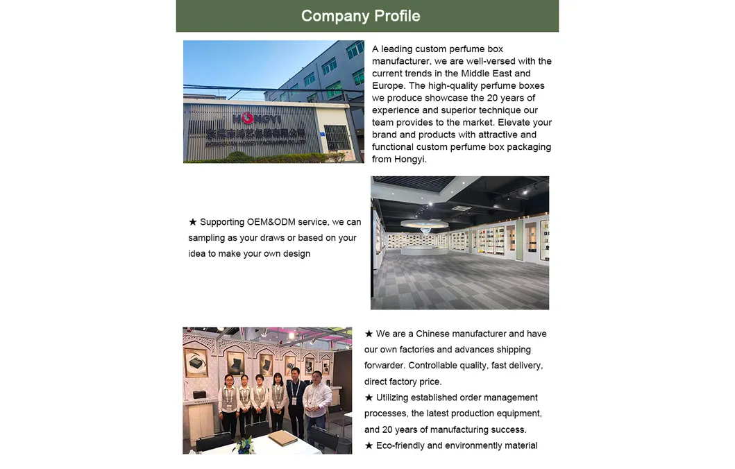 Wholesale Designer Empty Perfume Packaging Gift Boxes