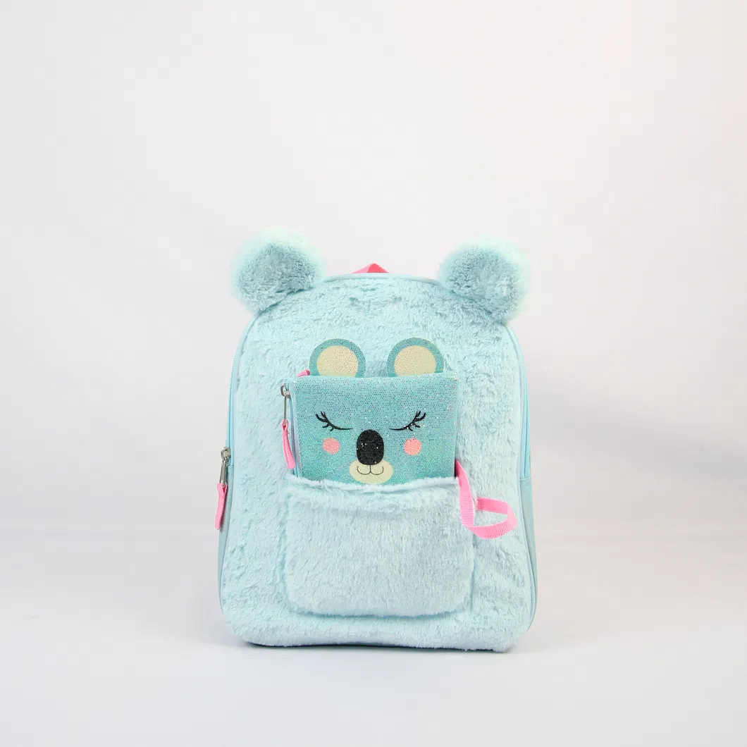 Wholesale High Quality Children Cartoon Children Cotton Pile Schoolbag