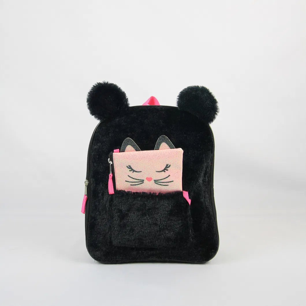 Wholesale High Quality Children Cartoon Children Cotton Pile Schoolbag