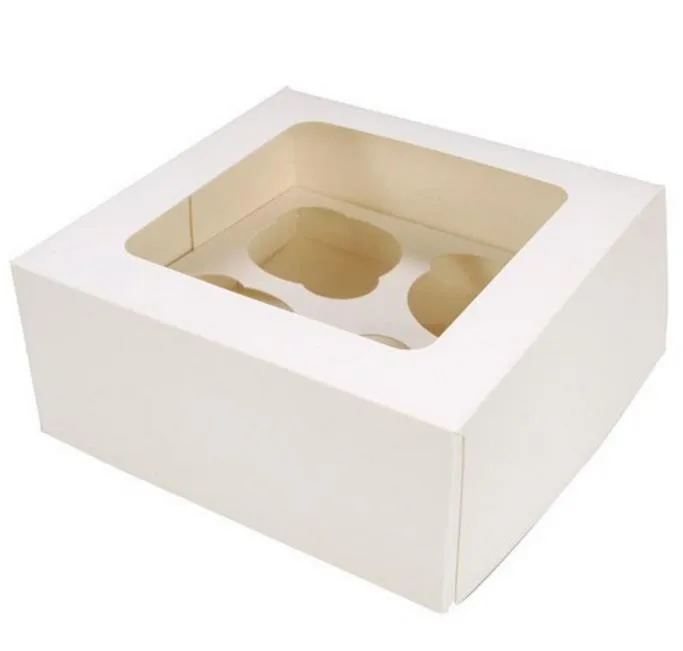 Wholesale Recycle Food Grade Hamburg Custom Print Cardboard Paper Packaging Cake Box