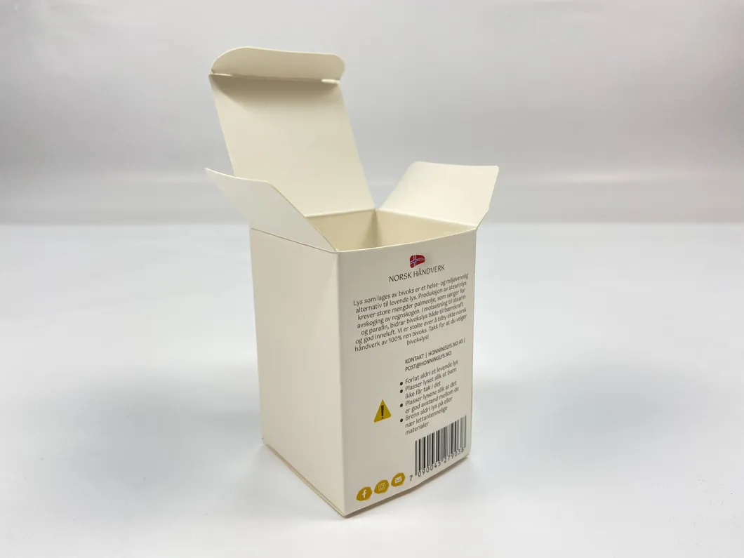 Wholesale Recycle Paper Packaging Carton Box for Candle